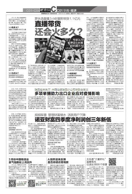 罗永浩直播3小时据称带货1.1亿元 直播带货还会火多久？专家认为野蛮生长背后问题不少